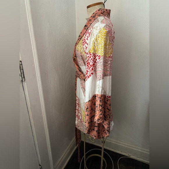 Anthropologie Floreat Patchwork Wrap / Mini Dress - Picture 2 of 6